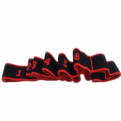 

Professional Gymnastics Adult Latin workout Training Bands Pilates Yoga Stretch Resistance Elastic Bands For Fitness