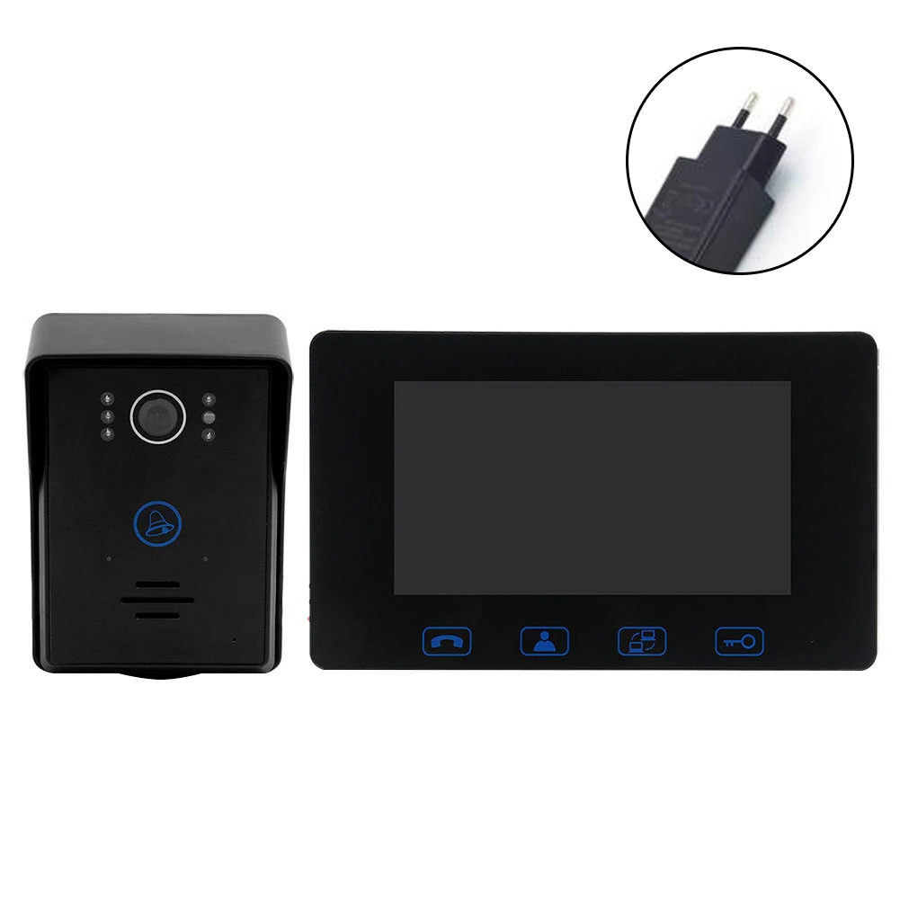 

7inch Video Intercom Security Outdoor Wired Home Door Phone System Ring Doorbell LCD Display Night Vision HD Camera Monitor