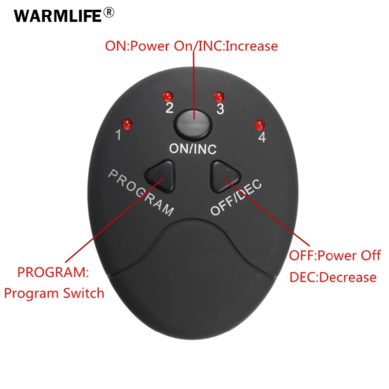 

Replacement Smart Controler Pad For Wireless EMS Abdominal Muscle Trainer Muscle Stimulator Pad Abs Slimmer Sports Stickers
