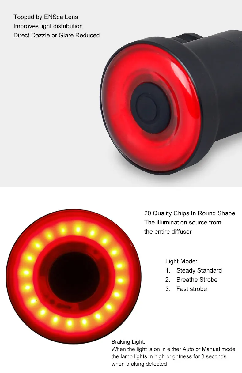 Best XLITE100 Bike Rear Light Bicycle Flashlight Auto Start/Stop Brake Sensing IPx6 Waterproof LED Charging Cycling Taillight 3 Best XLITE100 Bike Rear Light Bicycle Flashlight Auto Start/Stop Brake Sensing IPx6 Waterproof LED Charging Cycling Taillight 3