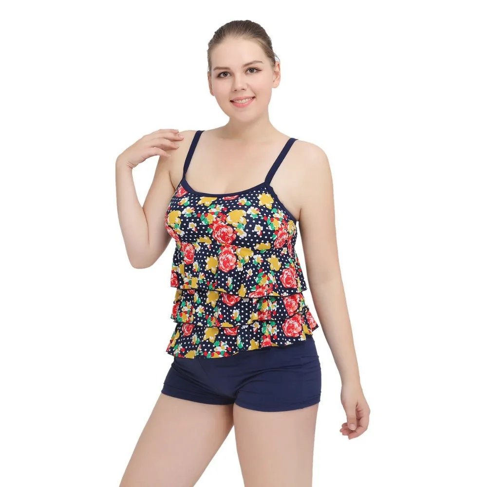 Women Dress One Piece Swimsuits Big Women Swimwear Big Girl Swimwear Dress Cover Ups Plus Size