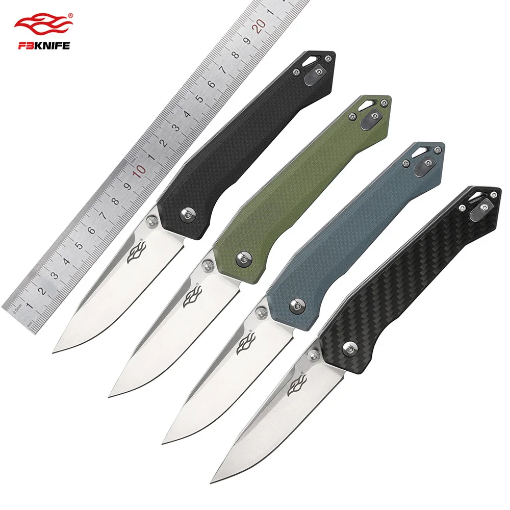 

Ganzo Firebird FB7651 440C Blade G10 Carbon Fiber Folding Knife Outdoor Hunting Survival Tactical Utility EDC Pocket Tool Knife