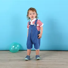 Комбинезон для маленьких мальчиков 1, 2, 3, 4 лет, джинсовый комбинезон для малышей, одежда, комбинезон, детский джинсовый комбинезон для девочек, весна-лето