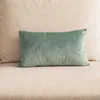 Soft Light Green Velvet Cushion Cover Aqua Green Pillow Case Chair/Bed/Sofa Pillow Cover Home Decorative Pillow Without Stuffing ► Photo 3/4
