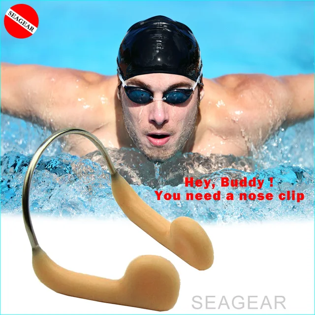 Nose clip Soft comfortable Durable Steel wire Nose Clip for Swimming snorkeling Diving elastic