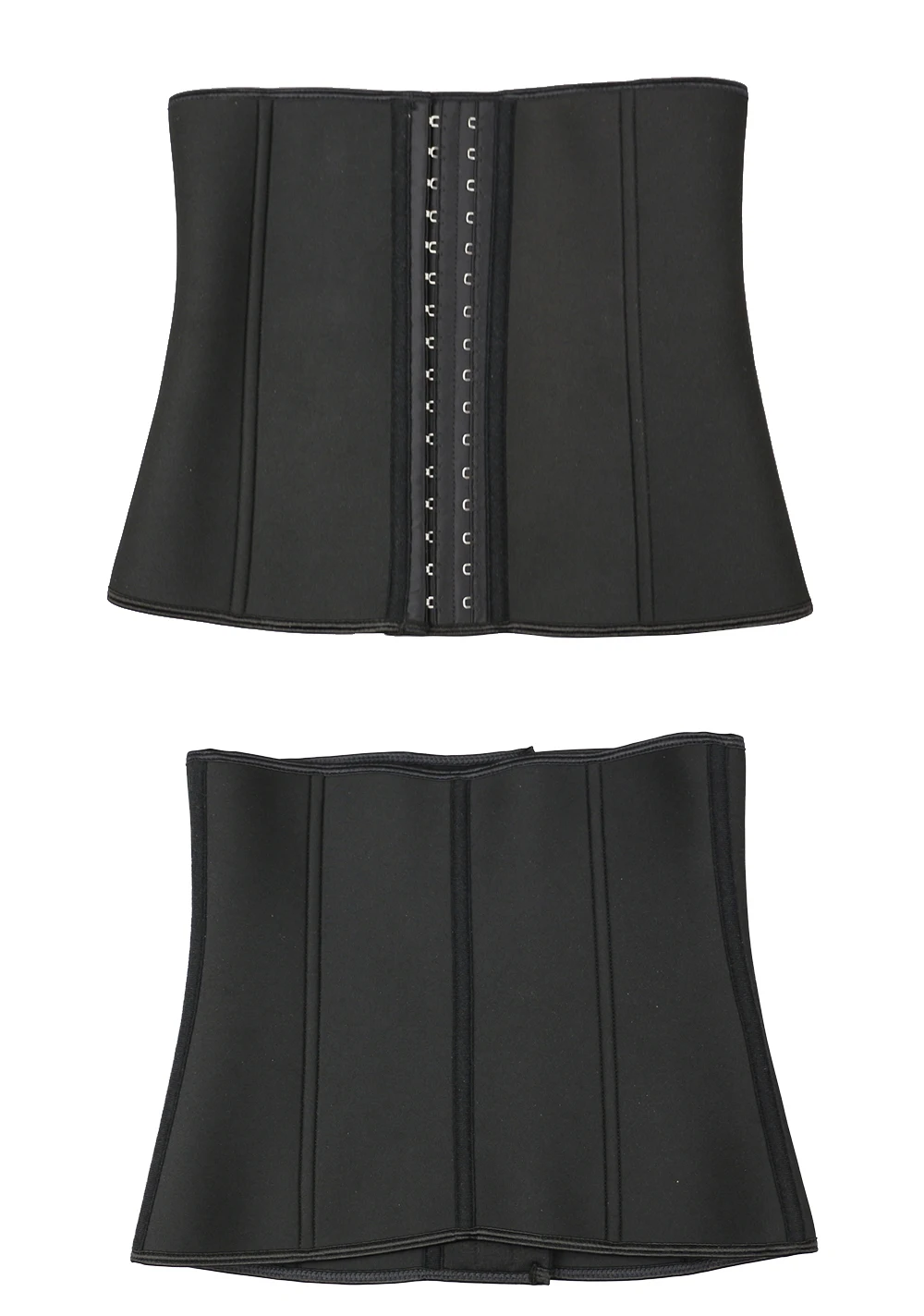 NB1649-01 Atbuty Neoprene Waist Trainer 9 Steel Boned Waist Shaper Plus Size Tummy Cincher Corsets Shapewear (8)