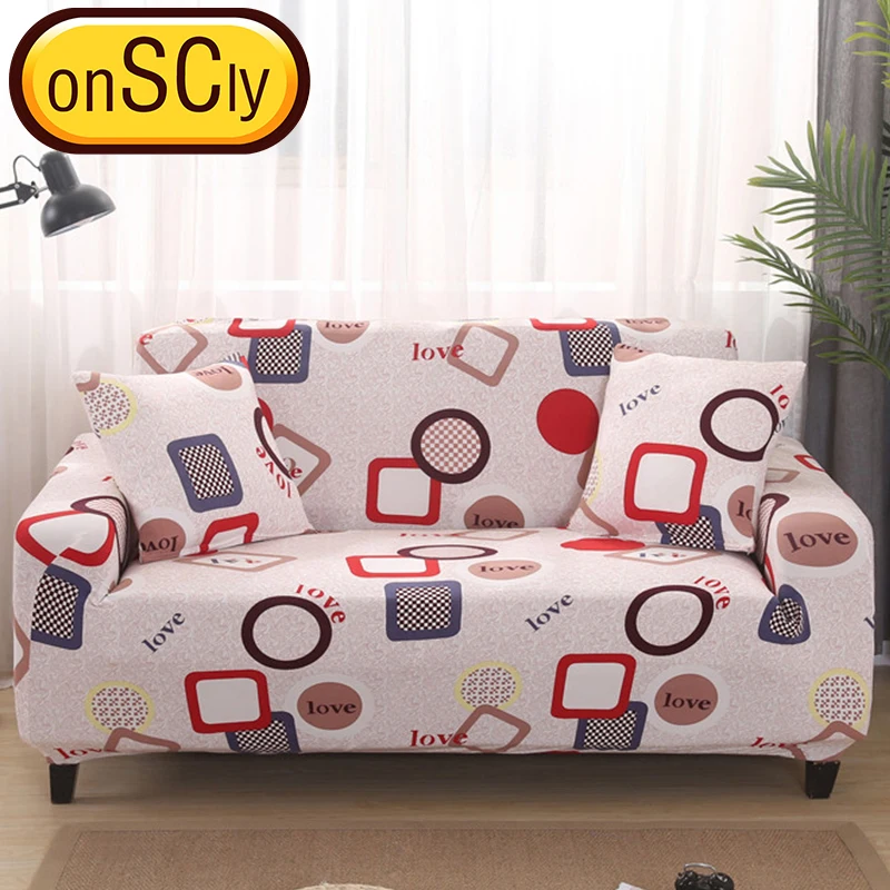 Красный любовь протектор чехол на диван Slipcover мебель диване Крышка для дивана