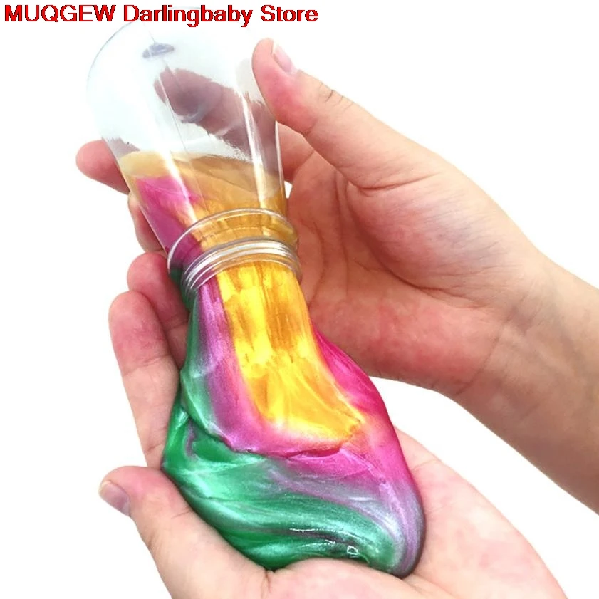 

Wishing Bottle Starry Sky Colorful Soft Slime Learning Education Modeling Clay Antistress Fun Funny Gadgets Novelty Toys Gift