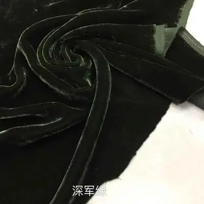 100x114 см Класс однотонные, шелковые Undercloth реальный бархат Cheongsam Золотой Вельветовое платье шелковое Вельветовое Платье Шелковые ткани высокого качества; - Цвет: 33