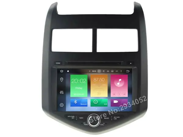 

FOR CHEVROLET AVEO SONIC Android 8.0 Car DVD player Octa-Core(8Core) 4G RAM 1080P 32GB ROM WIFI gps head device unit stereo