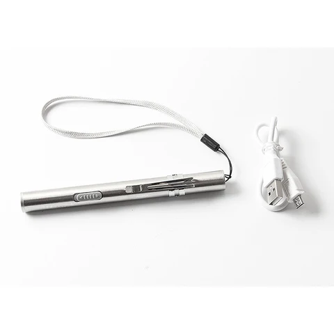 LEDLE USB Rechargeable LED Flashlight High-quality Powerful Mini LED Torch XML Waterproof Design Pen Hanging With Metal Clip Cat Islamabad