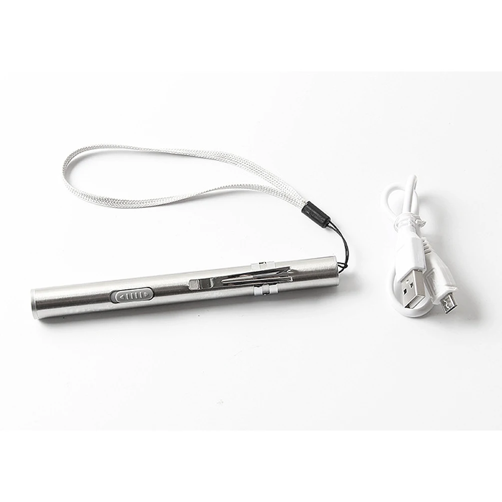 Светодиодный перезаряжаемый USB фонарик с металлическим зажимом|mini led torch|led torchled