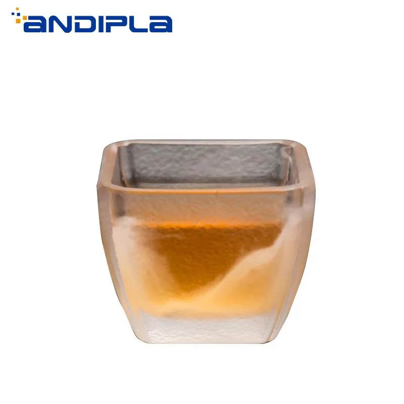 

40ml Boutique Frost Glass Colored Glaze Master Cup Teacup Heat-resistant Glass Cup Chinese Tea Sets Tea Bowl Home Decoration