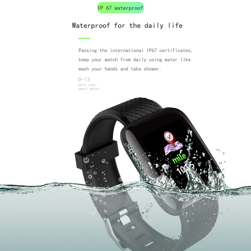 Smart Watch Men Blood Pressure Waterproof Smartwatch Women Heart Rate Monitor Fitness Tracker Watch Sport For Android IOS VS B57