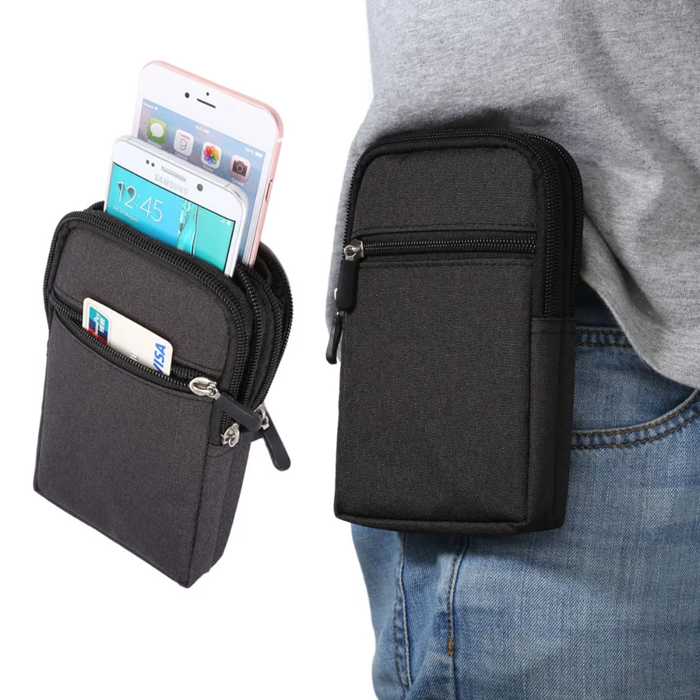 Cowboy Tuch Handytasche Gürtelclip Tasche für Samsung J5