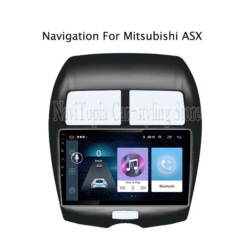 Автомобильный мультимедийный DVD-проигрыватель для Mitsubishi ASX 10 1 дюймов Android 9