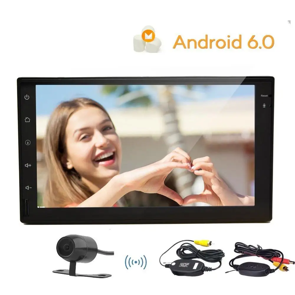 

Eincar 4-Core Double 2 Din HD Car Stereo Android 6.0 Car Audio Head Unit Automotive GPS Navigation FM RDS Radio Autoaudio SD/USB