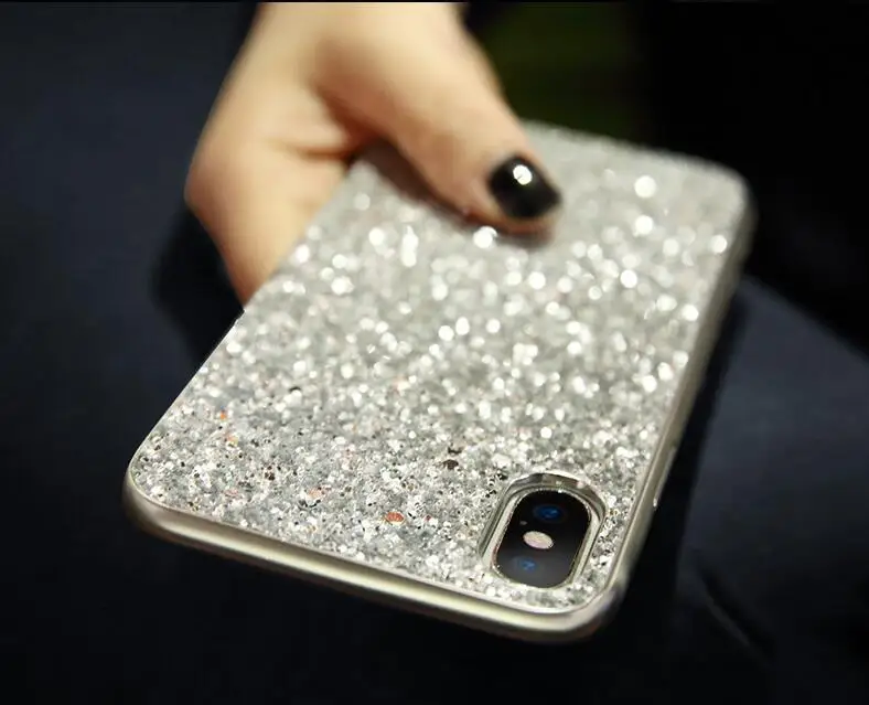 Bling Glitter Sequin plating Case For Xiaomi Redmi Note 5 Pro Global Version Cover Case For Redmi 7 Note 6 k20 mix 3 mi 9 capa xiaomi leather case custom Cases For Xiaomi