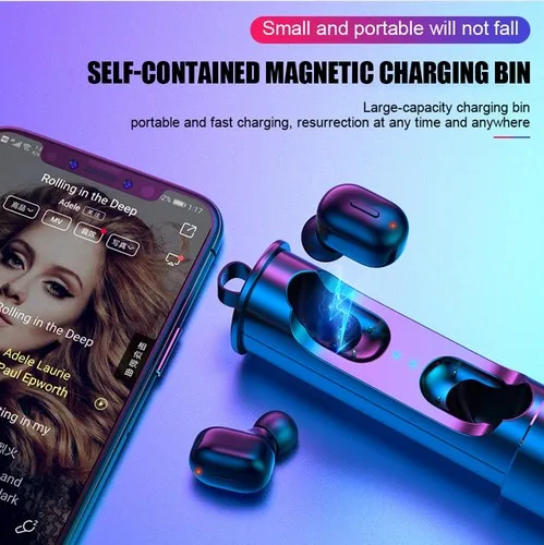 Мини наушники GIAUSA TWS T1 Спортивные Беспроводные 5 0 для телефонов Android IOS с
