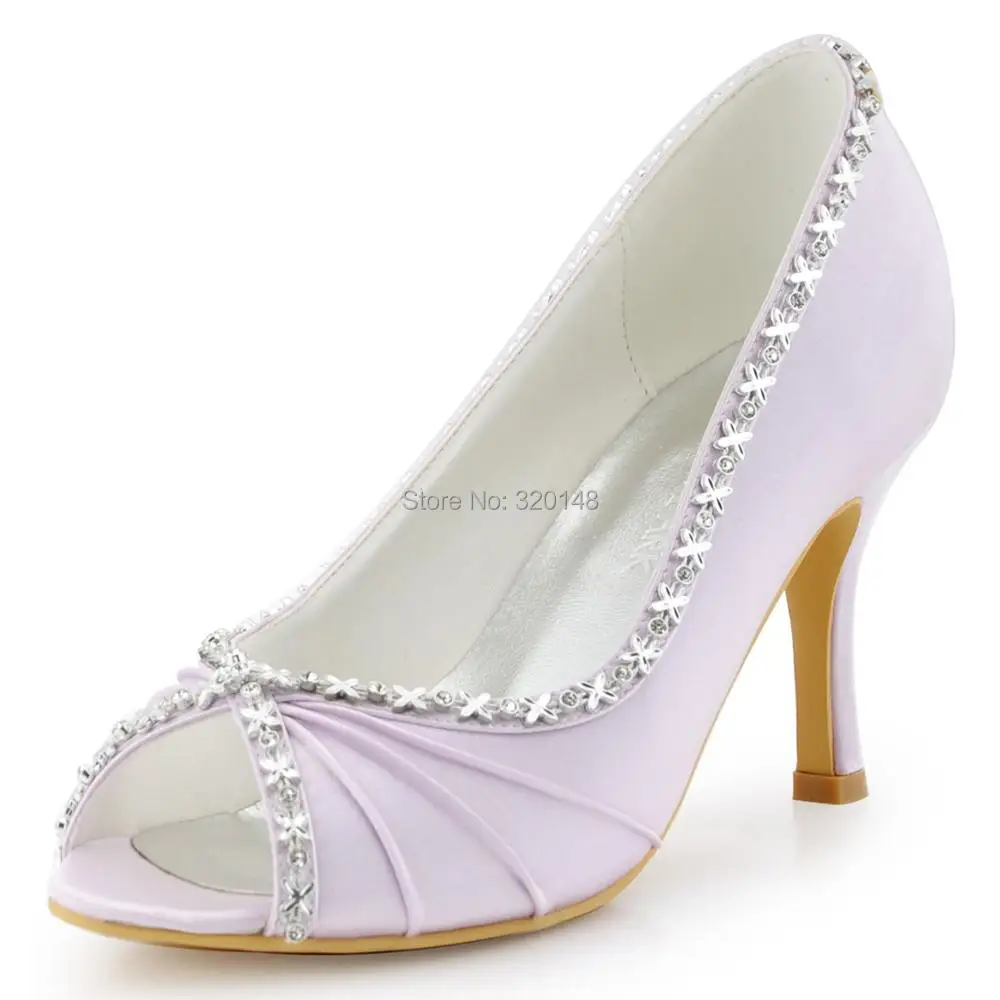 lavender bridal shoes