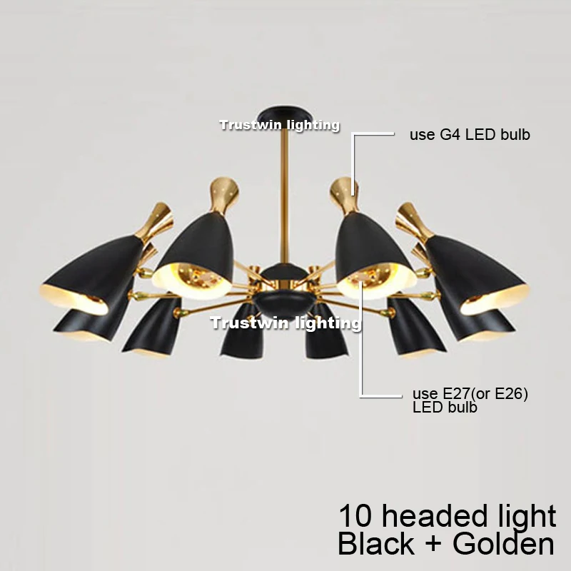 10 headed light black golden3 2