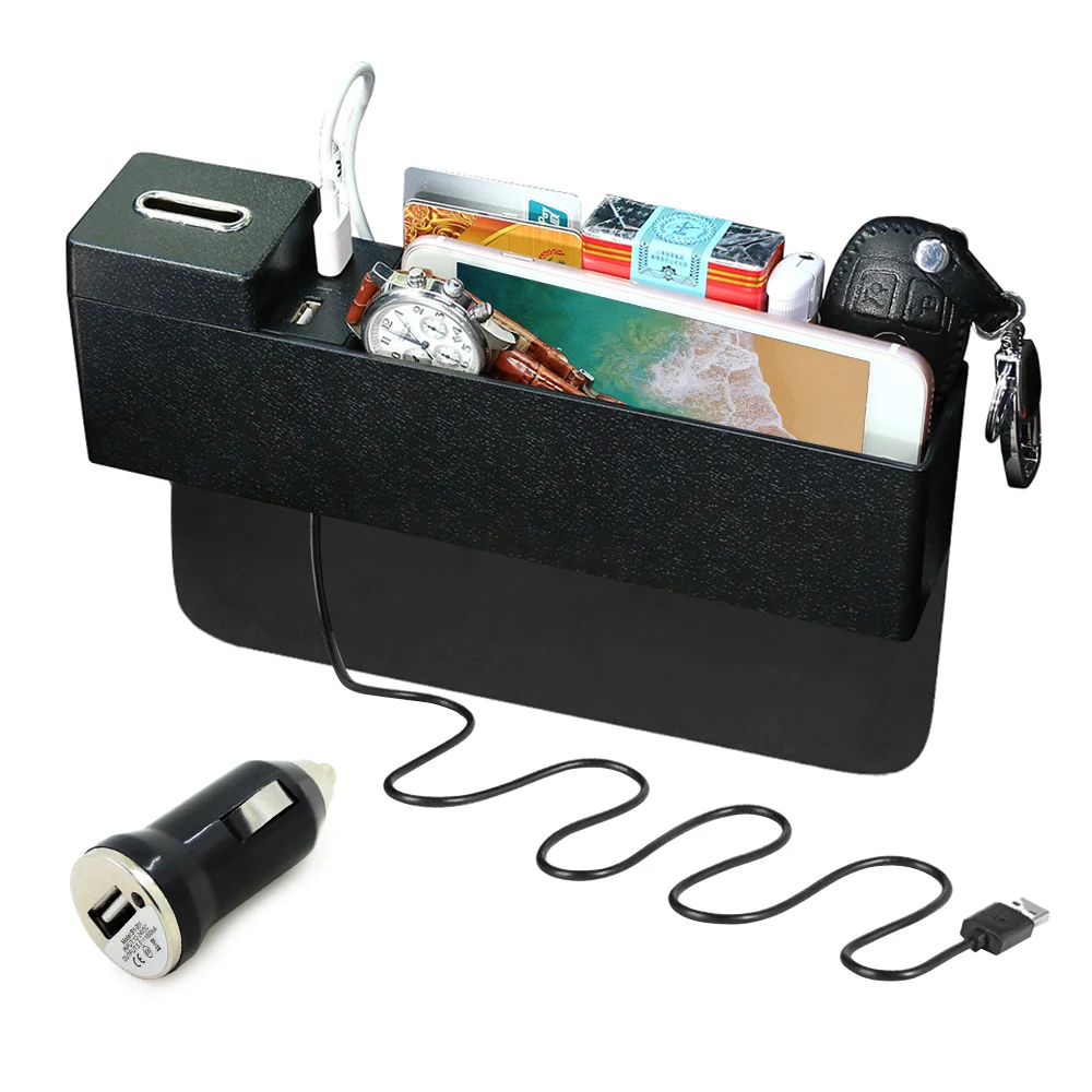 (2 USB Порты и разъёмы) автокресло щелевая коробка для хранения сиденья Gap