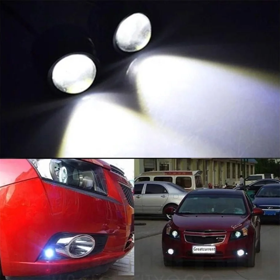 

2pcs 9W 18mm led car lights DRL daytime running light reverse parking lamp car styling light source bulb hot selling#