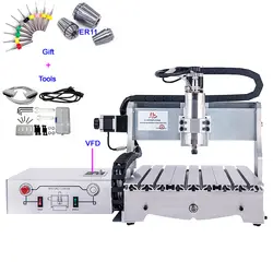 Мини ЧПУ древесины маршрутизатор 3040 гравировальный станок 800 Вт VFD ШВП ЧПУ резки металла