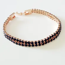 Женские браслеты цвета розового золота, ювелирные изделия, новые модные браслеты, 19 см, длинные, 6 мм, широкие, ручной, кубический, цирконовое колечко, браслеты для женщин