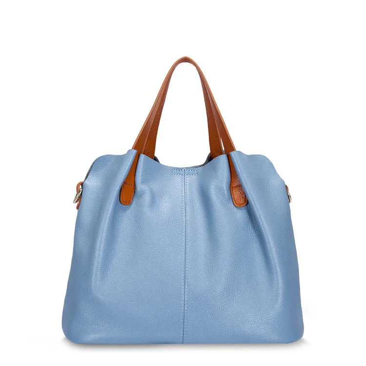 

Genuine Leather Woman Package Leisure Time Mother Package Head Cowhide Single Shoulder Span Package