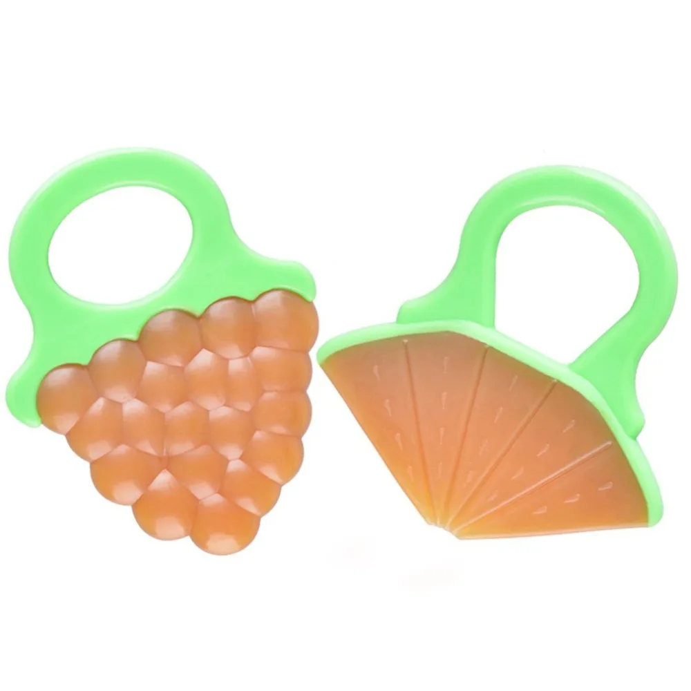 Fruit Shaped Baby Teether Teething Toy Food Grade Silicone Teether Safe