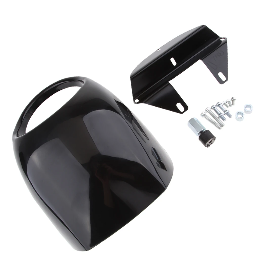 Motorcycle Universal Retro Headlight Fairing Wind Screen for Cafe Racer