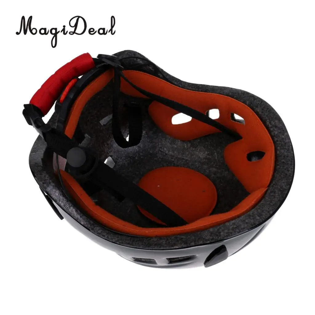 MagiDeal Adult Safety Rock Climbing Caving Helmet Scaffolding Aerial Working Construction Head Protector Black