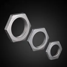 Pipe Fitting Stainless Steel ss 304 Hex Nuts Hex Nuts 1/8 1/4 3/8 1/2 3/4 1 1-1/4 1-1/2 BSP frb0030 1