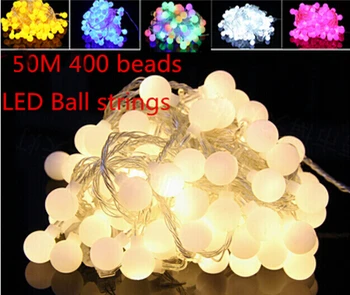 Speciale prijs Fairy beste 50 m 400 twinkling LED ball string
kerstverlichting nieuwe jaar vakantie partij bruiloft luminaria
decoratie Garland lampen Prijs vergelijkingen van