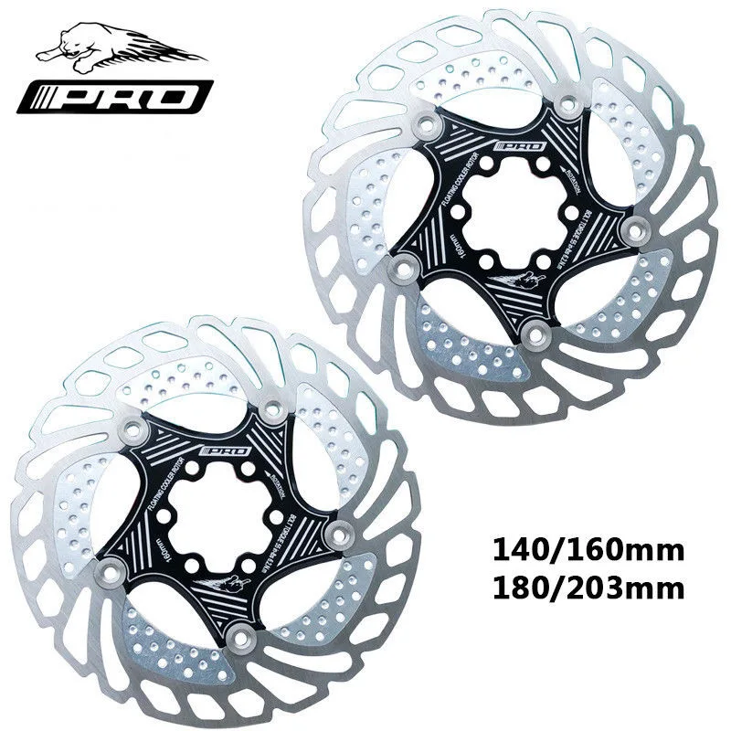 MTB Bicycle 6 Bolts Disc Brake 140//160//180//203mm Mountain Bike Rotor For Sram