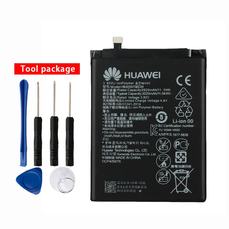 Original HB405979ECW Phone battery For Huawei Honor 6A DLI-AL10 DLI-AL10A DLI-AL10B DLI-TL20 DLI-L22 NOVA
