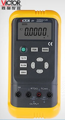 

VICTOR 01 Temperature Calibrator output 100mV/1000mV instrument calibration process output thermocouple / RTD signal VC 01