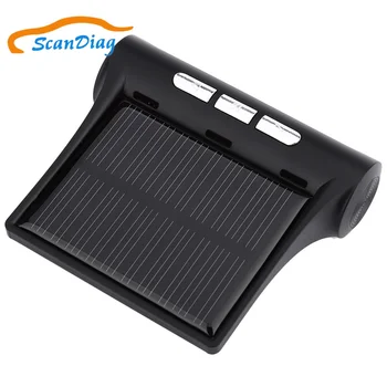 

2018 Solar Power Car Tire Tyre Pressure Monitoring System Wireless Auto TPMS Alarm Warning With 4 Sensors BAR PSI LCD Display
