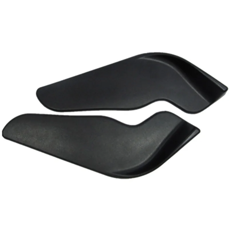 1 par de palas delanteras de coche Auto vehículo parachoques Spoiler pala frontal decorativo rayado resistente ala Universal