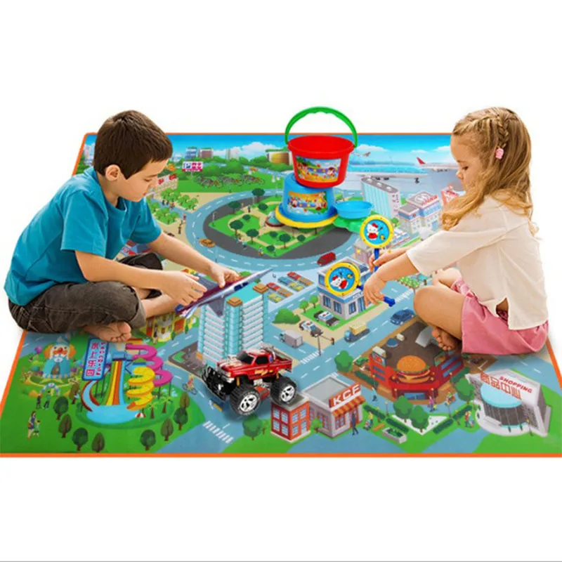 

Baby Climbing Mat Blanket for Living Room Baby Playing Mat Traffic Map Toddler Crawling Kids Early Education Toys