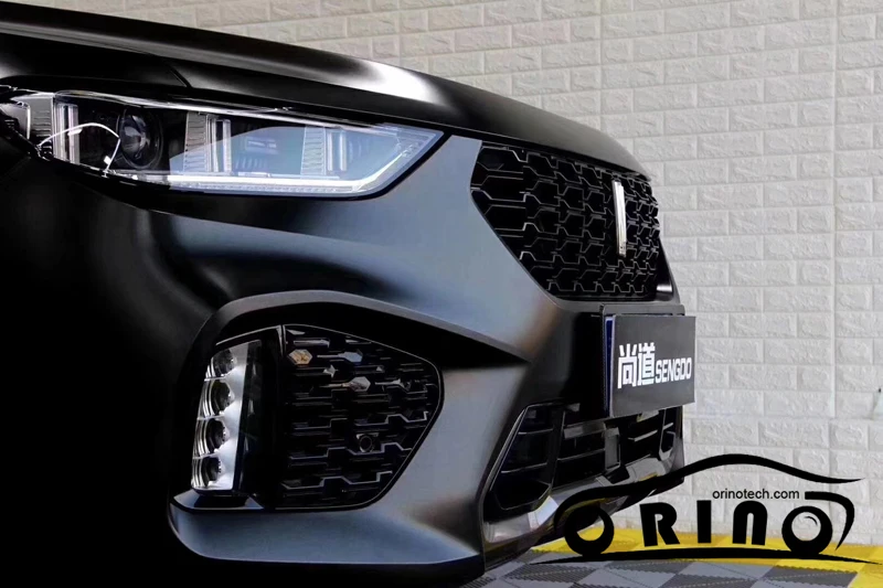 Pearl Metallic Black Vinyl Wrap-3