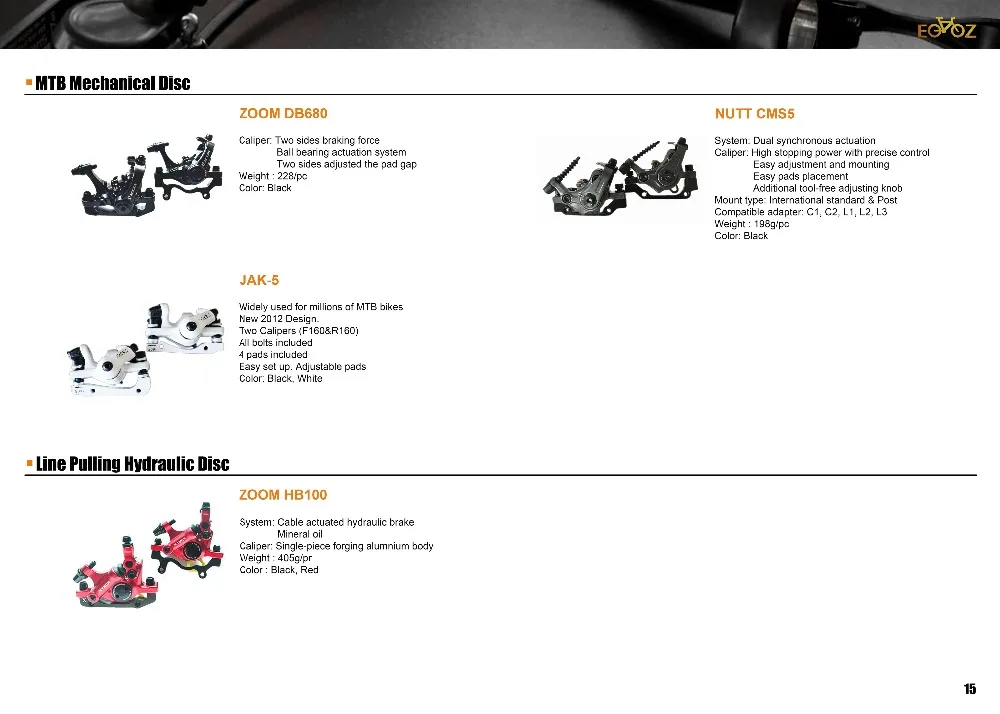 P15 BRAKE SETS
