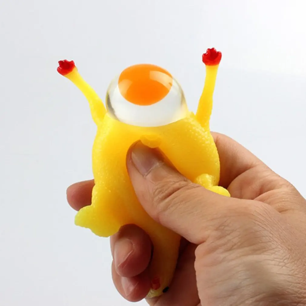 4 шт. шар для снятия стресса Novetly Squeeze цыпленок ручной наручные упражнения Антистресс игрушка забавные игрушки-гаджеты милый дизайн