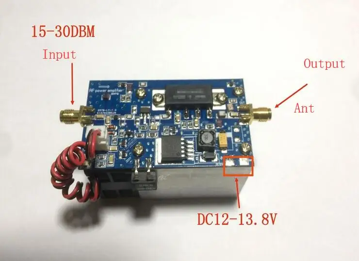 Полудуплексный UHF Усилитель мощности для MMDVM точки доступа DMR, DPMR, P25, C4FM, SFK