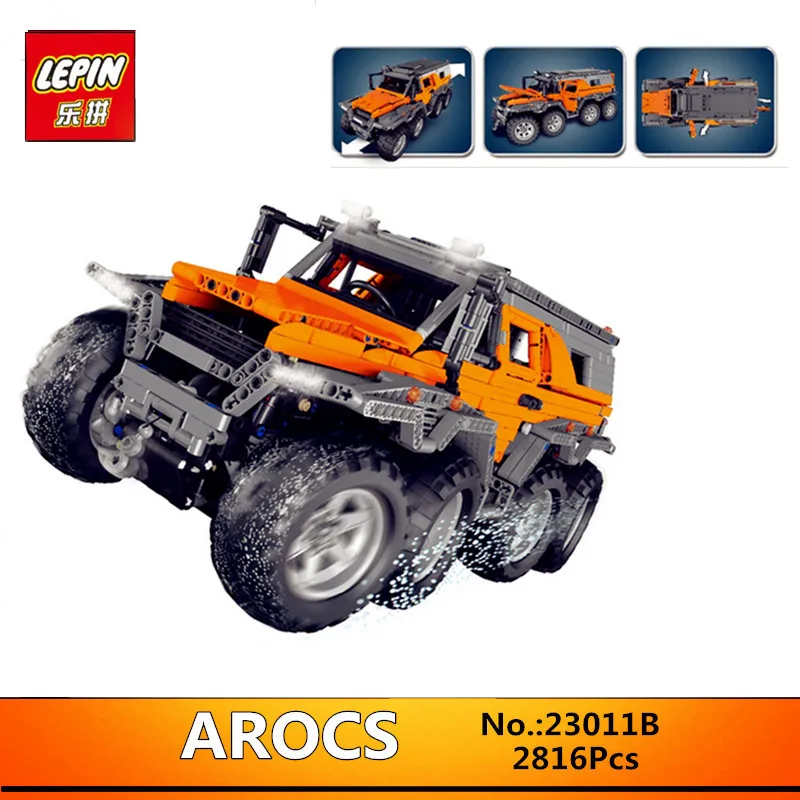 In-Stock LEPIN 23011B 2816Pcs New Series Off-road vehicle Model 23011B Educational Building Kits Block Bricks Compatible Toys ad5339arm new in stock