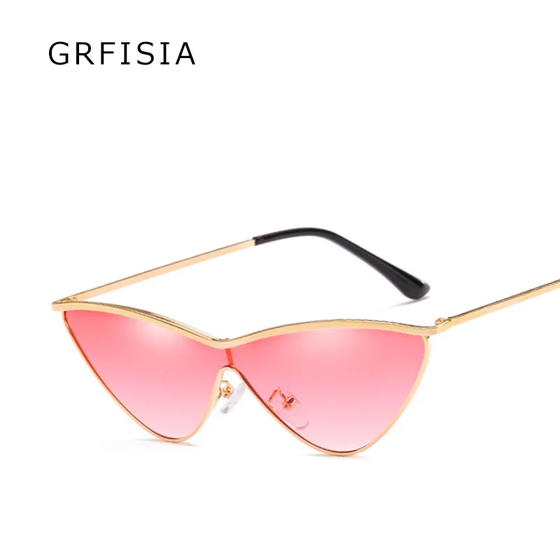 GRFISIA New Cat Eye Sunglasses Women Brand Designer Vintage Sunglasses
