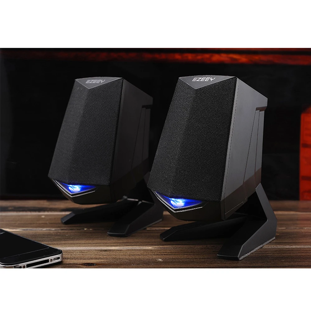 Модные мини портативные динамики с питанием от USB 2 0 для ноутбука компьютера ПК 3 5