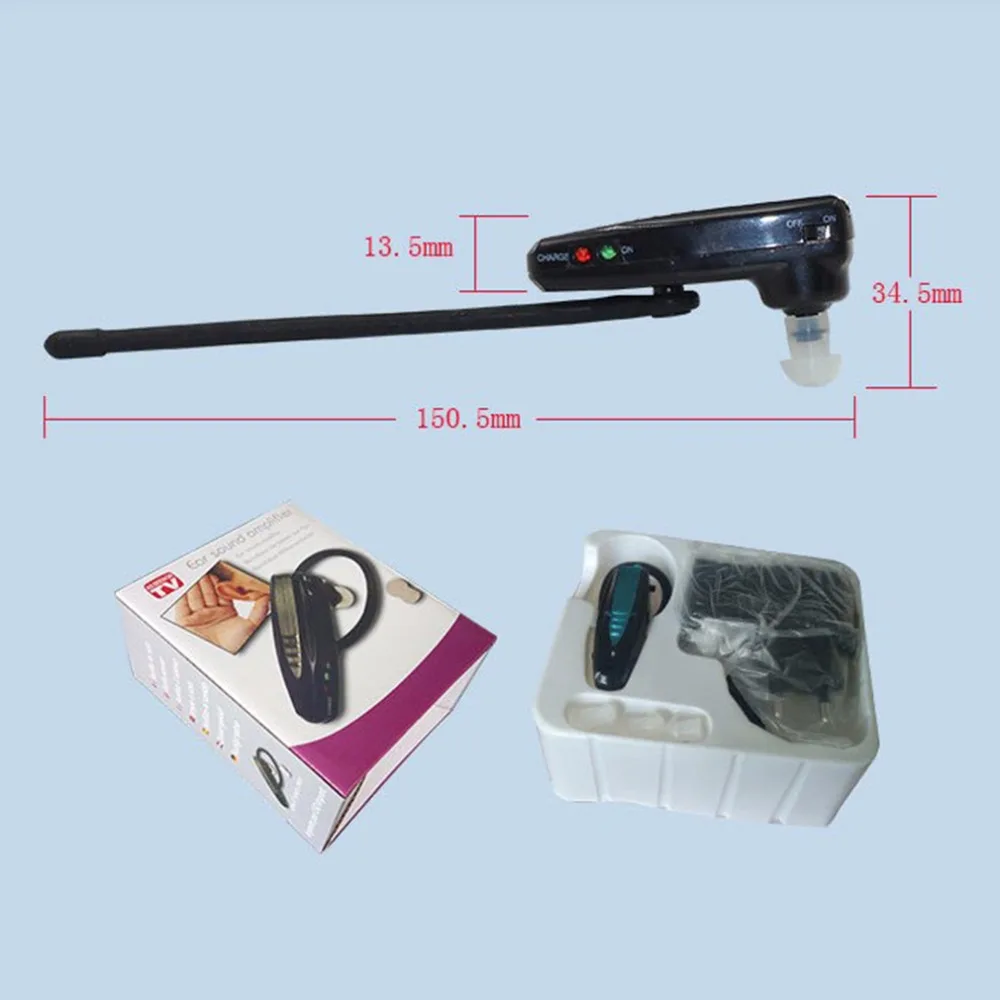 

Rechargeable Hearing Aid in Ear Adjustable Hearing Aids Sound Amplifier for elderly Drop Shipping