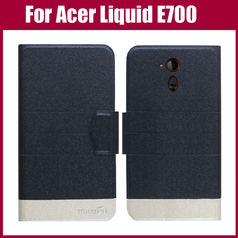

Hot Sale! New Arrival 5 Colors Fashion Flip Ultra-thin Leather Protective Cover For Acer Liquid E700 Case